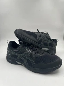 Asics Gel-Venture 8 Uomo Nero/Nero Taglia 14M 1011B396-001 - Foto 1 di 5