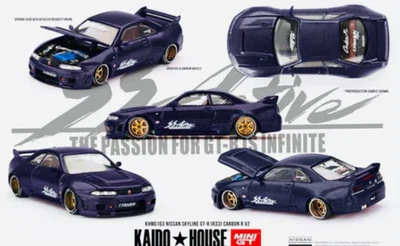 HOT WHEELS kaido house nissan skyline gt r r33 active carbon r v2 Sealed NEU&OVP