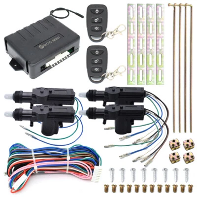 Universal 4 Door Car Remote Central Door Lock Locking Keyless Entry System Kits - Image 1 of 4