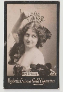 Ogdens Guinea Gold Base M Actors & Actresses List Mh MB176 - May Bradley - Picture 1 of 1