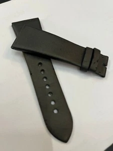 Cartier Original Satin Black Strap 24/19mm-Cinturino Originale Raso CON DIFETTO - Picture 1 of 2