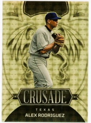 Alex Rodriguez 2023 Panini Chronicles Crusade Gold Vinyl SUPERFRACTOR 1/1 NY - Image 1 of 2