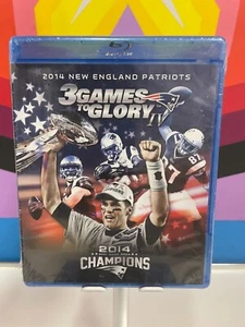 3 Games to Glory IV (Blu-ray, 2015) New England Patriots NFL Football Super Bowl - Imagen 1 de 2