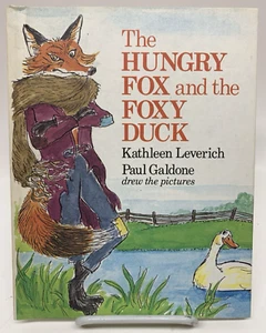 The Hungry Fox and the Foxy Duck, Kathleen Leverich 1978 Hardcover Book - Picture 1 of 5