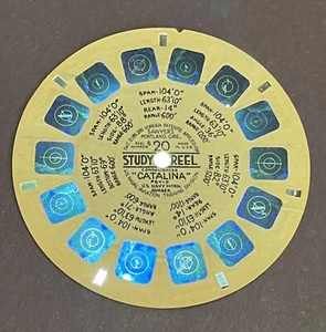 View Master Study Reel s20 US Naval Aviation Training Division "Catalina" - Imagen 1 de 4