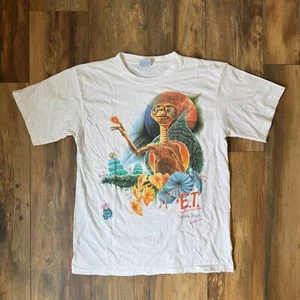 Vintage E.T. Universal Studios Florida Size Large 1990 Rare Caribbean Soul - Picture 1 of 11