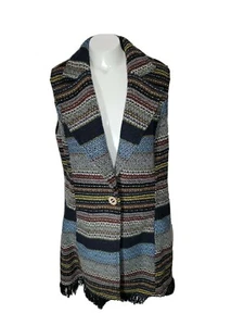 EUC THE TERRITORY AHEAD Medium Long Cardigan Sweater Jacket Southwestern - Picture 1 of 5