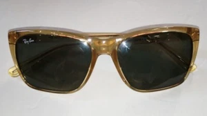Ray-Ban Cats 3000 W-2041 Crystal Yellow Sunglasses Vintage Designer Eyewear JP - Picture 1 of 14