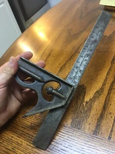 Vtg Lufkin Rule Co Universal No. 65 Combination Square 12” Tool USA Saginaw MI - Picture 1 of 7