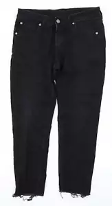 Cheap Monday Mens Black Cotton Blend Capri Jeans Size S W28 L22 - Picture 1 of 12