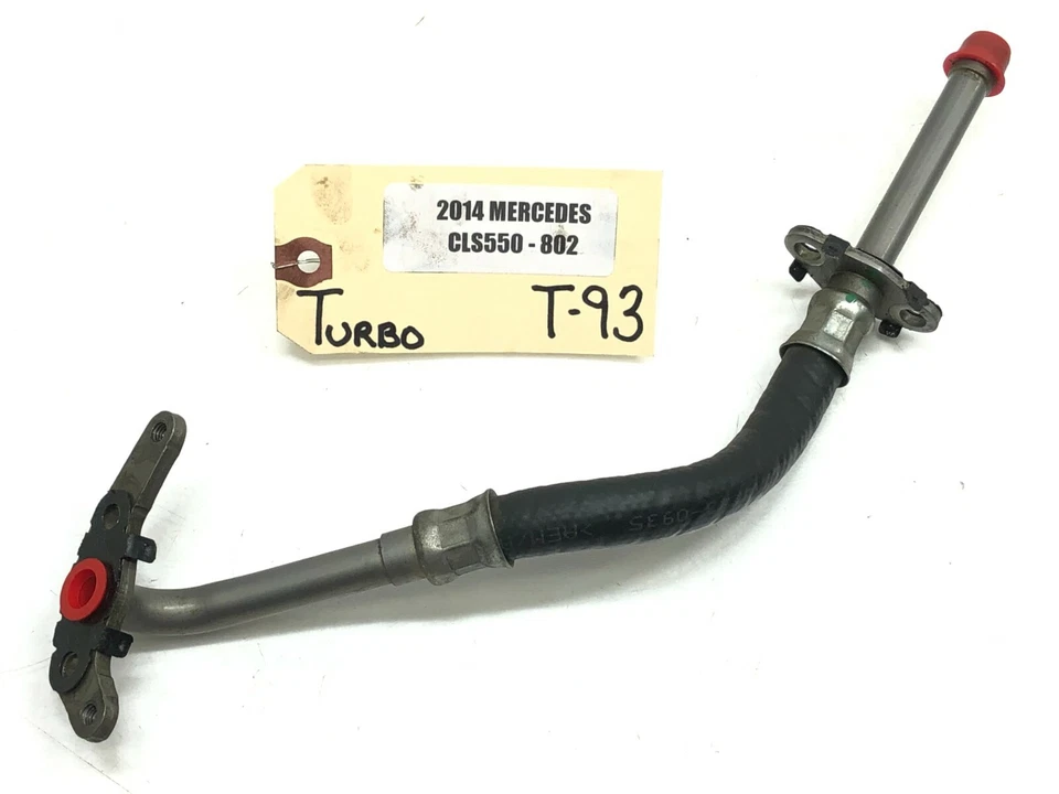 Mercedes-Benz CLS550 2012-2017 4,6 L V8 turbocompresor tubo de línea de retorno de aceite fabricante de equipos originales. Foto 1 de 4