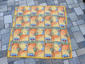 Patchwork Decke handgefertigt 1x gewaschen - Bild 1 von 3