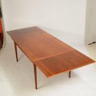 Danish Modern Mid Century Modern L&F Mobler Teak Dining Table Fully Refinished