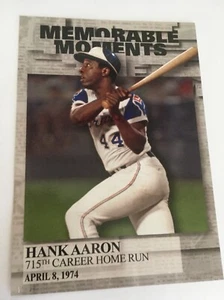 Topps Memorable Moments Jumbo 2017 5x7 Hank Aaron Braves MM46 #’d/49 - Imagen 1 de 1
