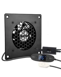 Digitalanzeige temperaturgesteuertes leises Lüftersystem, USB Lüfter 80mm, 5V-Lü - Bild 1 von 9