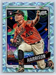 2024 Topps Chrome Cosmic KYLE HARRISON Rookie Nucleus Refractor (RC) GIANTS #45 - Foto 1 di 2