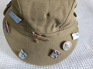 USSR Soviet Union Military Cap With Enamel And Metal Pins. And Patches. - Picture 1 of 9