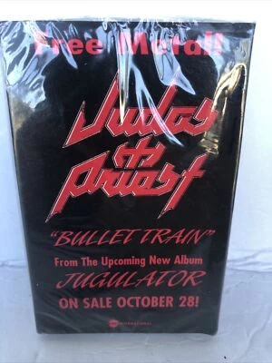 JUDAS PRIEST- BULLET TRAIN SINGLE CASSETTE FROM ALBUM JUGULATOR PROMO - Image 1 of 4