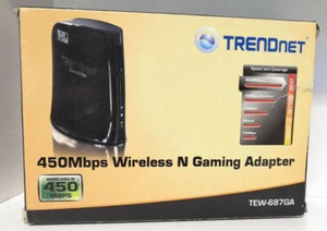 TRENDnet TEW-687GA 450 Mbps 1000 Mbps Funk Router N Gaming Adapter Wireless - Bild 1 von 8