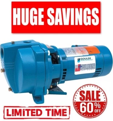 Goulds Shallow Well Jet Pump J15S 1.5 HP 115/230 Volt