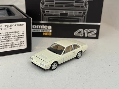 Tomica Limited Vintage TLV Neo 1:64 diecast Ferrari 412 in white; BOXED - Image 1 of 4