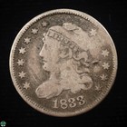 1833 Capped Bust Half Dime - Good Details: Bent