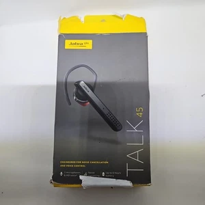 Jabra Talk 45 Bluetooth Headset - Black Silver Red - Zdjęcie 1 z 1
