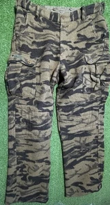 Vintage Columbia Pants Men 38 Brown Camo Gallatin Range Wool Blend Cargo Hunting - Picture 1 of 12