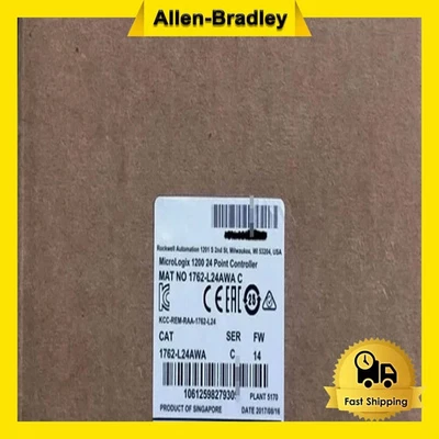 NEW Factory Sealed AB 1762-L24AWA /C MicroLogix 1200 24 Pt Controller 1762L24AWA - Image 1 of 4