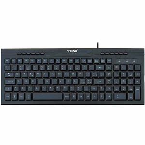 Keyboard USB Multimedia With Cable Layout Italian Ergonomic 12 Medium Keys - Picture 1 of 3