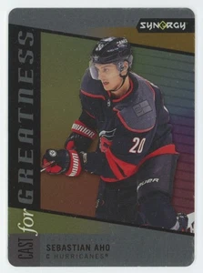 2020-21 Upper Deck Synergy Cast for Greatness Metal Sebastian Aho #CG-14 A1 - Picture 1 of 2
