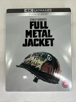 Full Metal Jacket 4K Ultra HD Blu-ray [Region Free] Limited Edition - SteelBook Foto 1 de 2