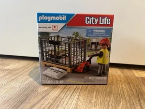 Original Playmobil 71389 City Life Hubwagen mit Gitterbox Kaufland NEU & OVP - Bild 1 von 2