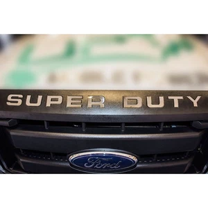 ACC Grille Letter Kit fits 2012-2014 Ford F-350-'Super Duty' Stainless/Polished - Foto 1 di 7
