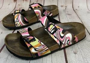 Papillio Birkenstock Arizona Sandalen schwarz Lackleder Riemchen Gr. 37 US 6 - Bild 1 von 5