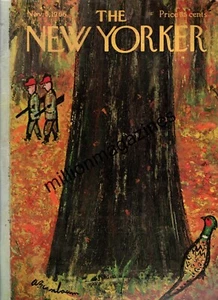 1966 New Yorker November 5 - Pheasant hunting in the Adirondacks - Birnbaum - Picture 1 of 1