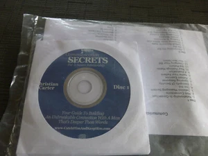 CHRISTIAN CARTER  Communication SECRETS For A Secure Relationship 7 CD PROGRAM - Picture 1 of 1