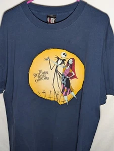 Disney Nightmare XXL Before Christmas T-Shirt Movie Promo Giant 2XL Vintage - Picture 1 of 6