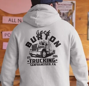 Jack Burton Sudadera con Capucha Big Trouble In Little China Camisa Haulin' Culo Sudadera con Capucha Unisex - Imagen 1 de 13