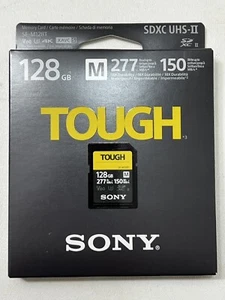Tarjeta SD resistente de alta velocidad Sony 128 GB serie SF-M - Imagen 1 de 1