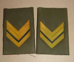 SERGENTE - ESERCITO ITALIANO - GRADI TUBOLARI MIMETICA ANNI 80 usati - Foto 1 di 2