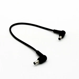 Right-Angle DC Power 5.5mm x 2.5mm Male to 5.5 x 2.5mm Male Extension Cable - Picture 1 of 1