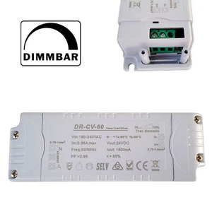 LED Trafo 45W 24V DC dimmbar Transformator driver Netzteil Konverter 24 Volt - Bild 1 von 6