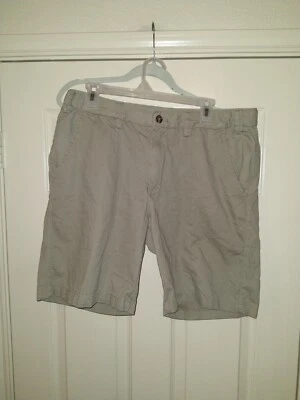 Pantalones cortos informales Island Republic chinos tostados para trabajo al aire libre para hombre talla 34x8 Foto 1 de 4