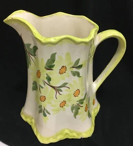 Cash Family Pottery Erwin Tenn Pitcher Handpainted Floral - Picture 1 of 16