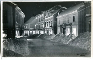 Orig. Foto Nylo... ? /Norwegen /Norge, Foto Birkeland MOLDEbei Nacht Winter 1940 - Bild 1 von 1