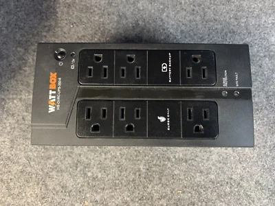 WattBox WB-OVRC-UPS-350-6 Standby UPS and Battery Pack Compact 6 Outlets 350VA - Image 1 of 3
