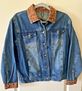 Crazy Train Denim Jacket Size Medium New with Tags - Picture 1 of 6