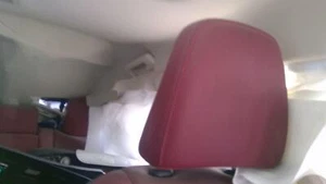 18 19 20 21 LEXUS NX300H Headrest Left & Right PAIR FRONT RED LEATHER - Picture 1 of 4