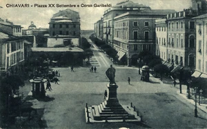 CHIAVARI, Genova - Corso Garibaldi e Piazza XX Settembre - Scritta - #052 - Picture 1 of 2